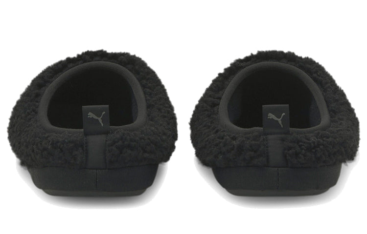 PUMA Scuff Sherpa Slippers 'Black' 384943-02