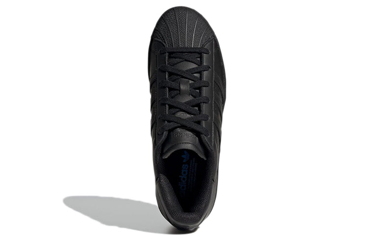(WMNS) adidas originals Superstar Platform 'Black' GZ9126