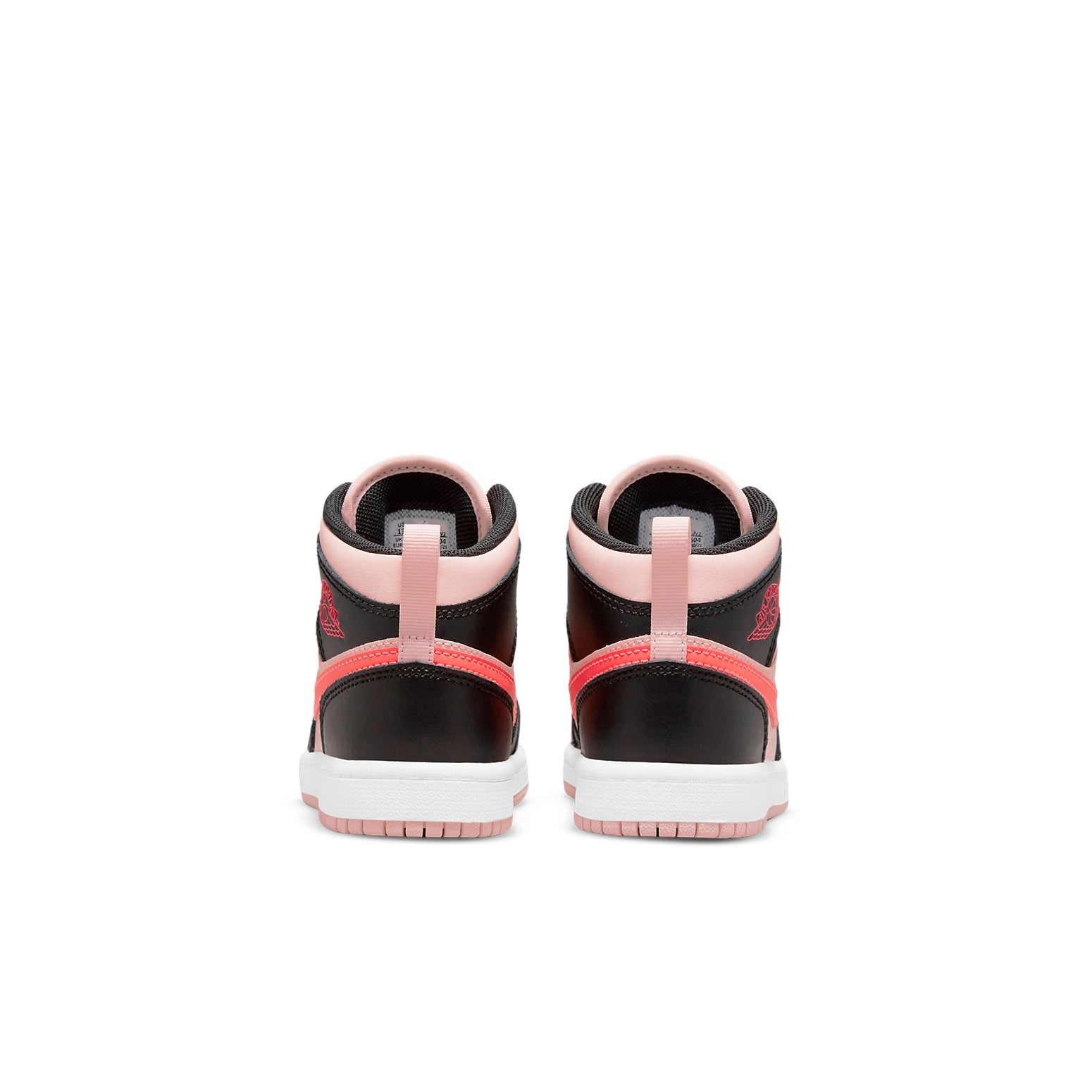 (PS) Air Jordan 1 Mid 'Black Pink Crimson' 640734-604