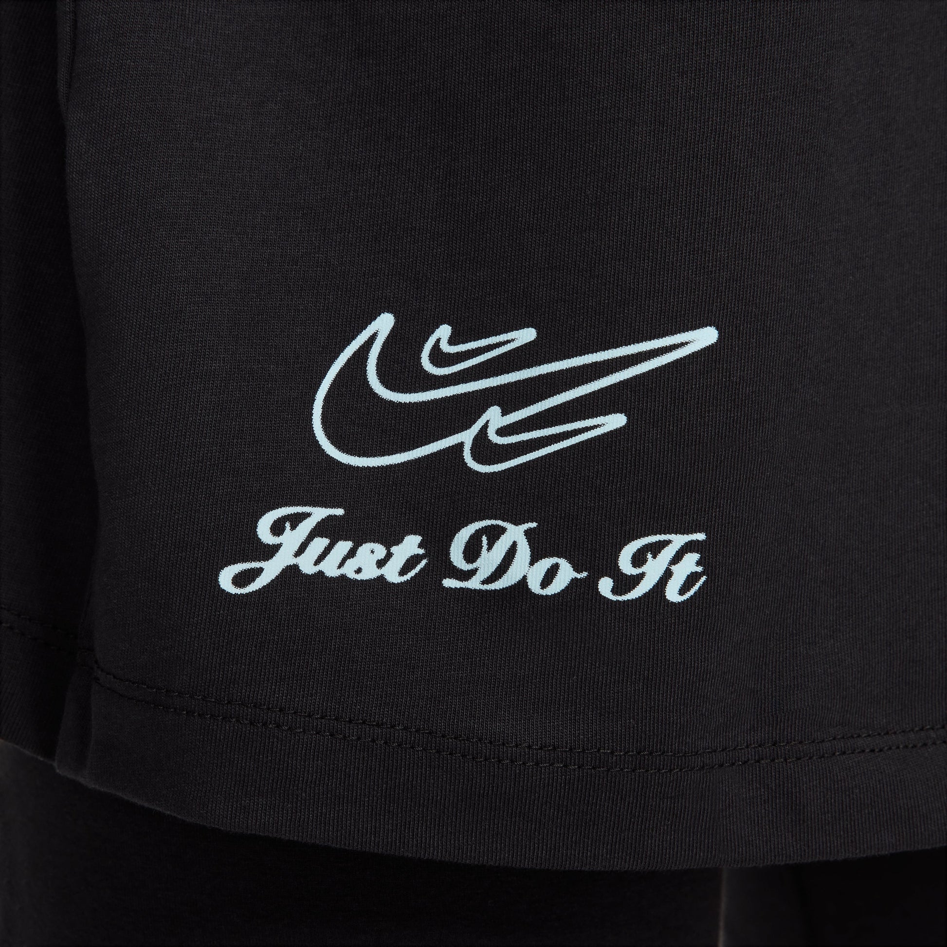 (WMNS) Nike Sportswear Oversized T-shirt Asia Sizing 'Black' FZ1147-010