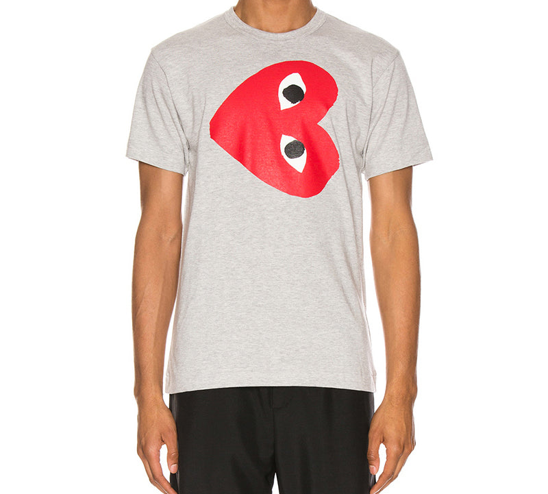 COMME des GARCONS PLAY Side Heart Logo Tee 'Grey' AZ-T264-051