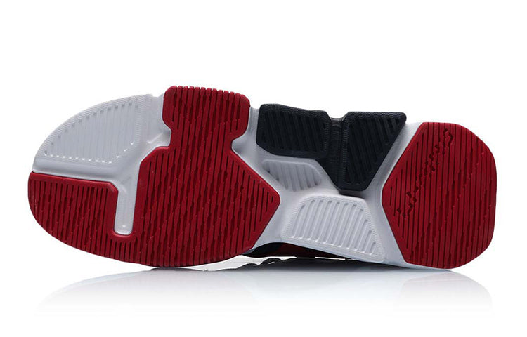 Li-Ning Mark Classic Leisure Mid 'White Black Red' AGCP183-1