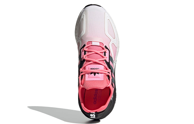 (WMNS) adidas ZX 2K Boost 'Wordmark Heel Stripe - Semi Solar Red' FX7049