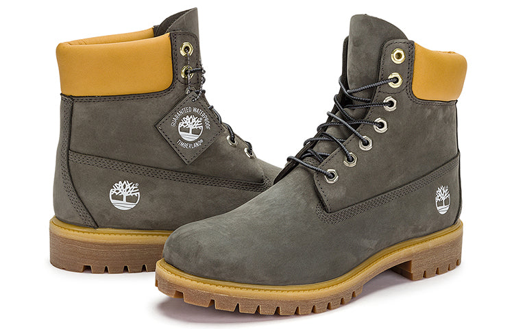 Timberland 6 Inch Premium Waterproof Boot 'Dark Green Nubuck' A6873W