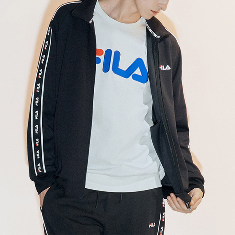 FILA FUSION Logo Sports Jacket Black T11M032502F-BK