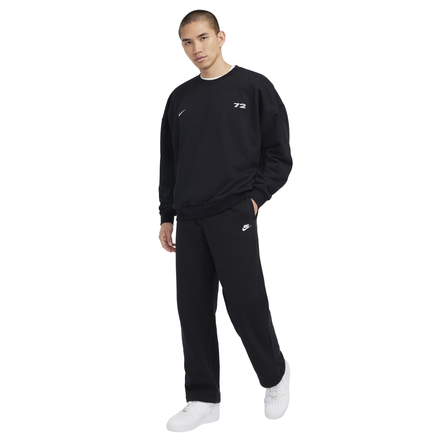 Nike Club Sweatshirt 'Black' HQ2962-010