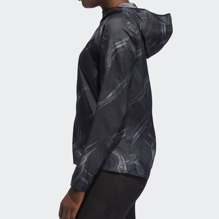(WMNS) adidas Training Sports Hooded Jacket Black DW5960