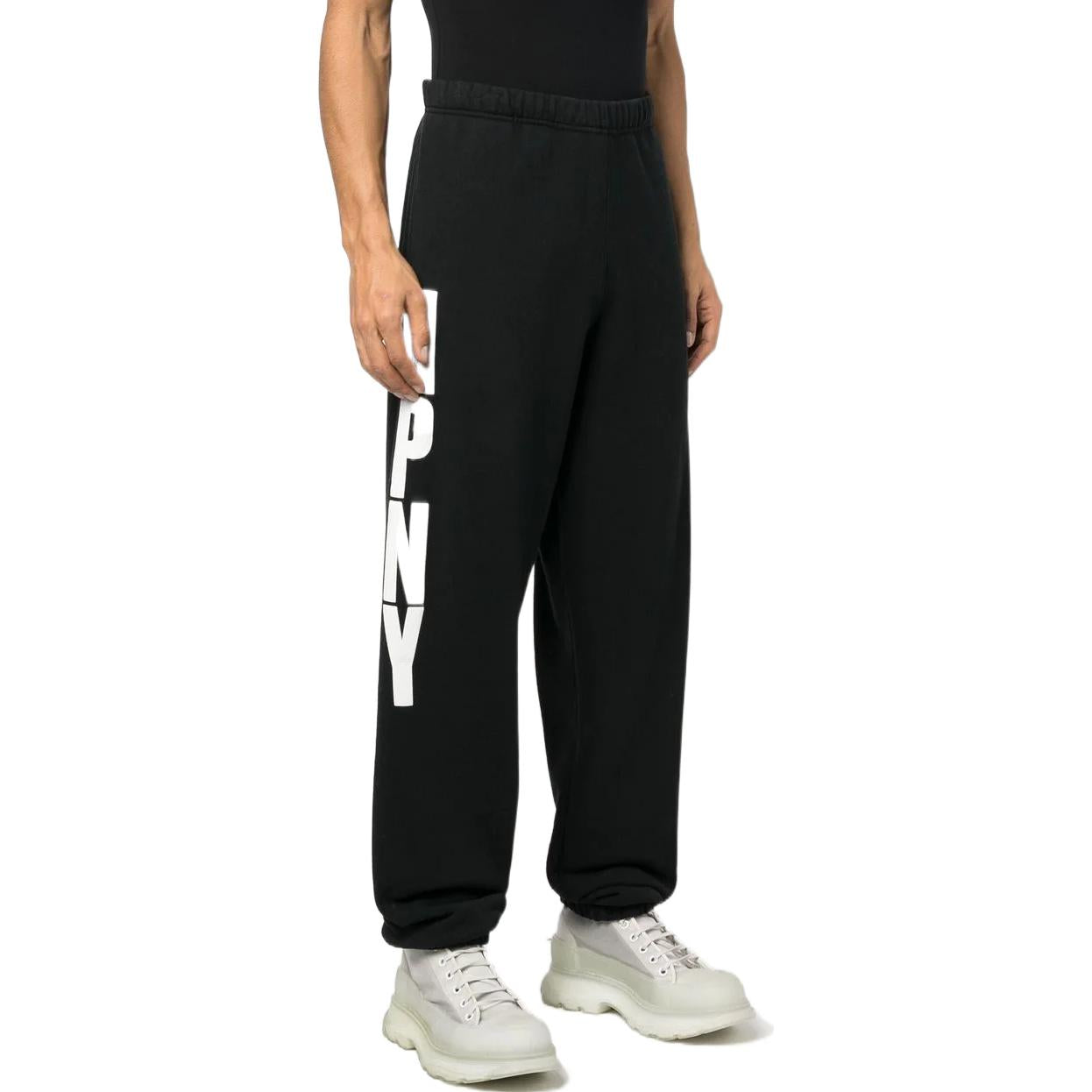 HERON PRESTON SS23 HPNY Sweat Pants 'Black White' HMCH027C99JER0021001