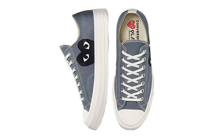 Converse x COMME des GARCONS PLAY Chuck 70 Low 'Steel Gray' 171849C