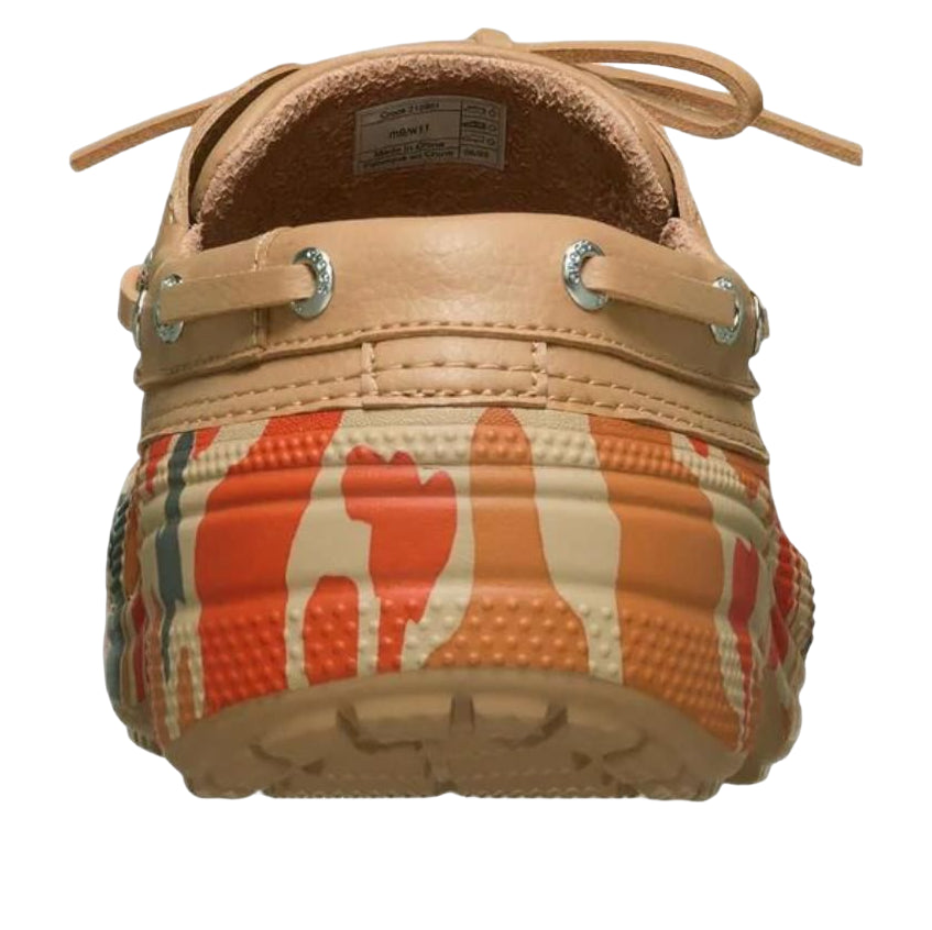 Crocs Classic Duck Camo Boat Shoe 'Tan Shocking Orange' 212951-2NW