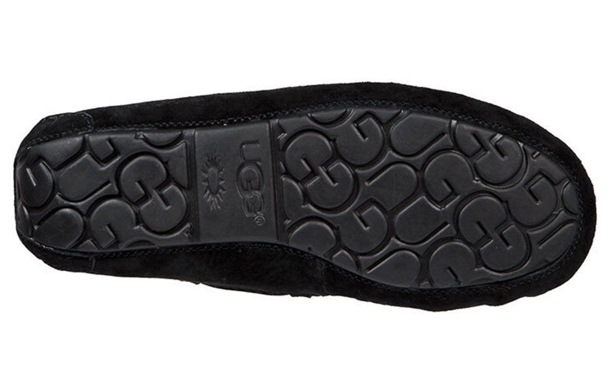 (WMNS) UGG Ansley Bow Glimmer Fleece Lined Shoe Black 1019015-BLK