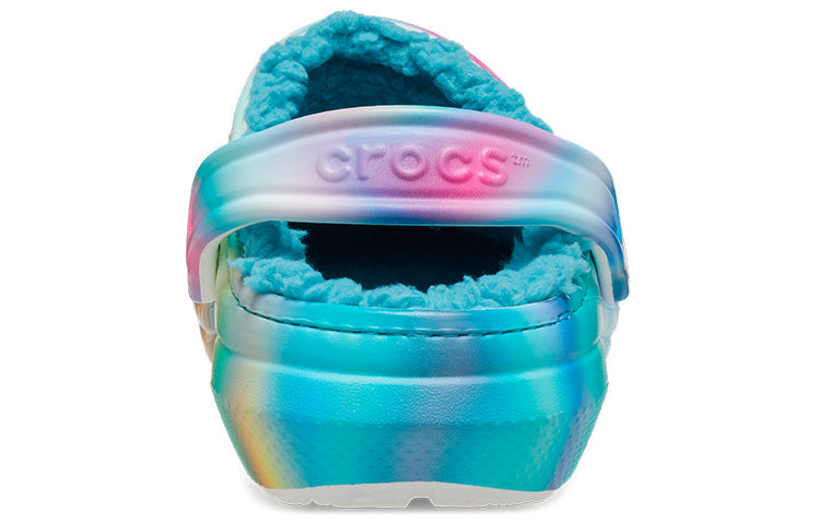 Crocs Classic Lined Solarized Clogs 'White Blue Aqua' 207560-4SU