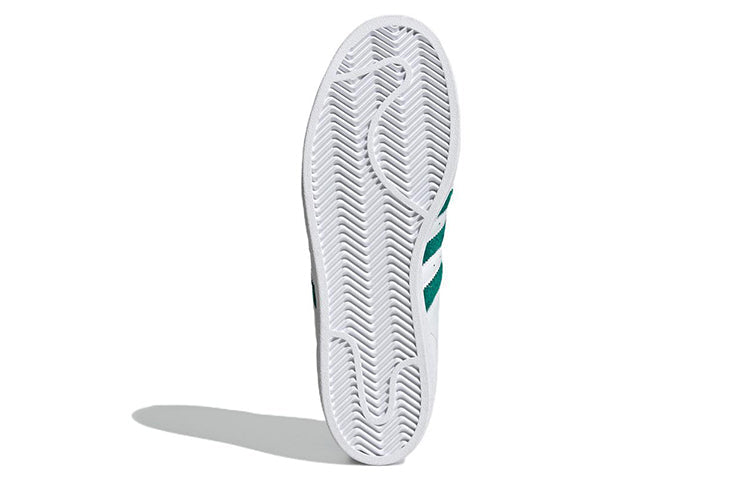 adidas Superstar 'Chenille Stripes Cloud White Green' H00190
