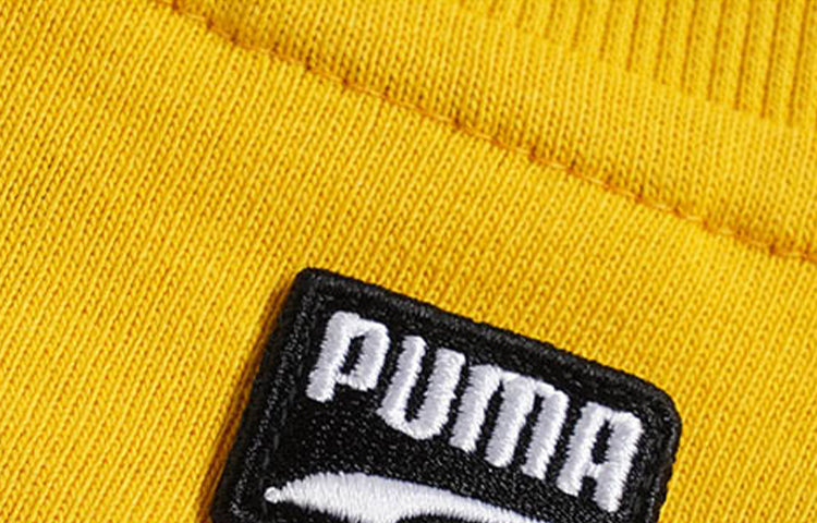 PUMA Downtown Printing Short Sleeve Yellow 596367-25