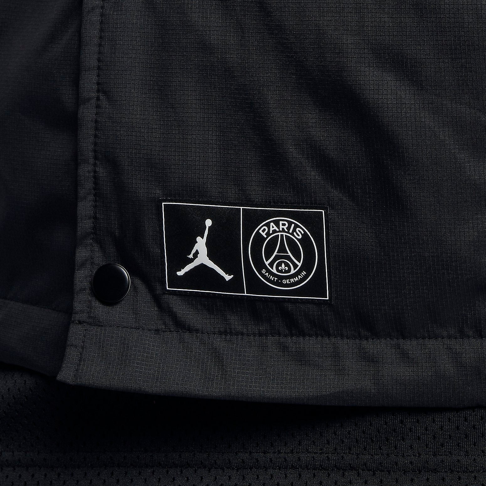 Air Jordan Coach Jacket x Paris SaintGermain 'Black White' BQ4213-010