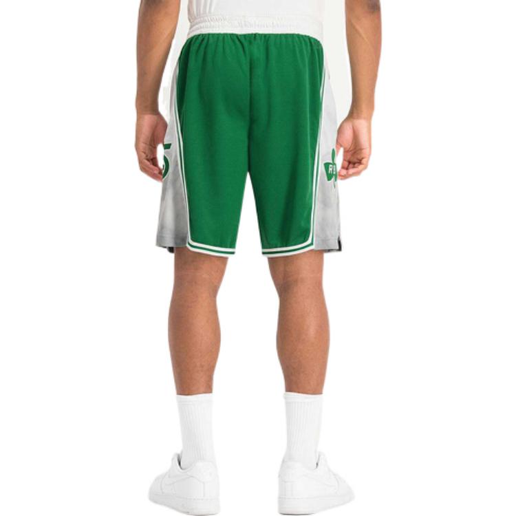 Men's Nike Boston Celtics Colorblock Straight Shorts Green DB4127-312