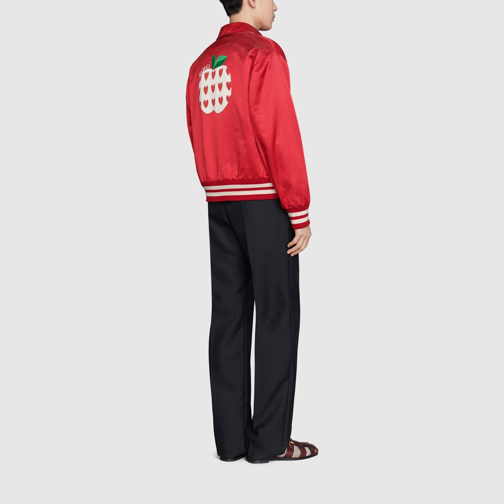 Gucci Les Pommes Shirt Jacket 'Red' 663647-ZAHCP-6429
