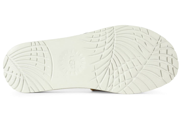 (WMNS) UGG Royale Graphic Metallic Slides 'Gold' 1101189-GOLD