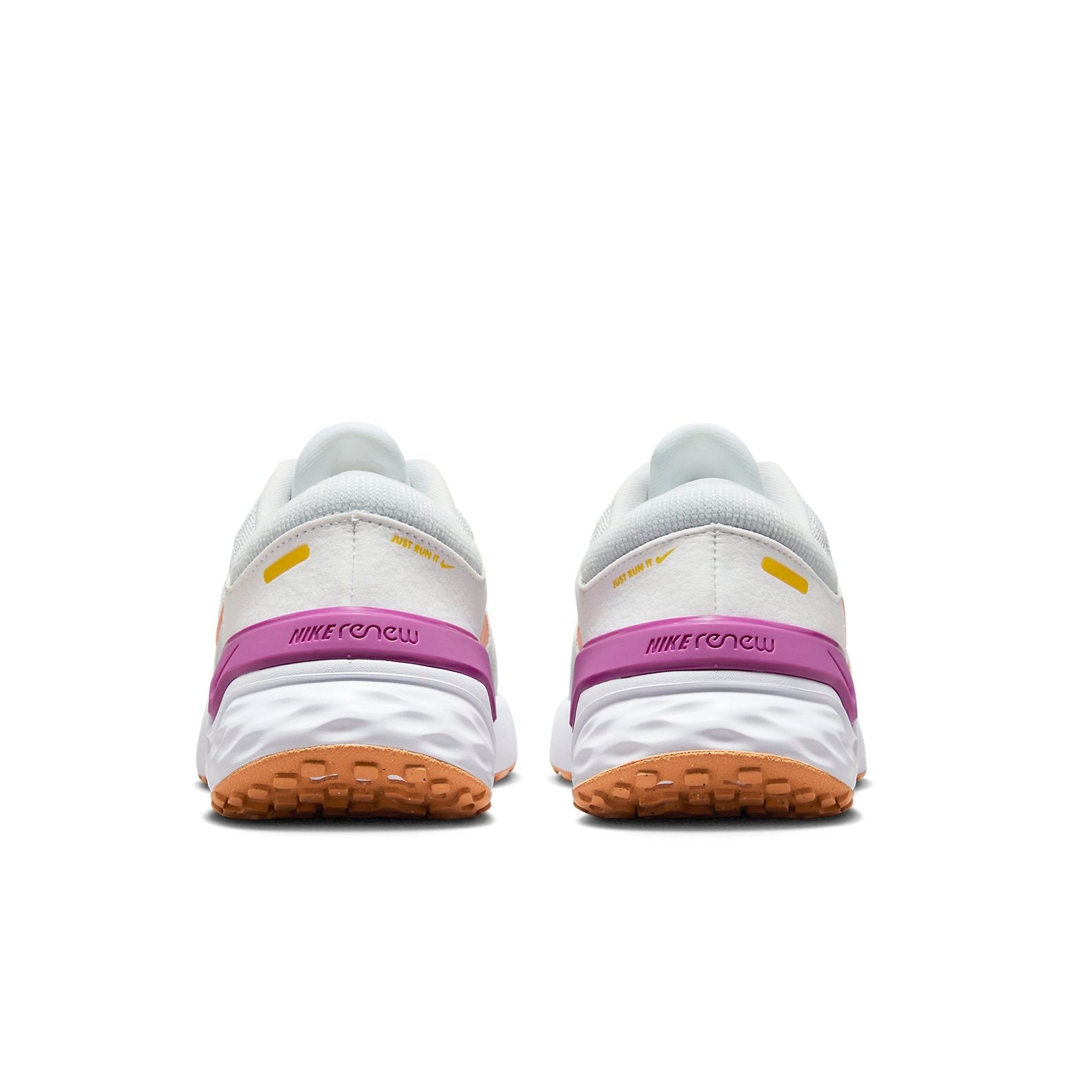 (WMNS) Nike Renew Run 4 'White Purple Orange' DR2682-102