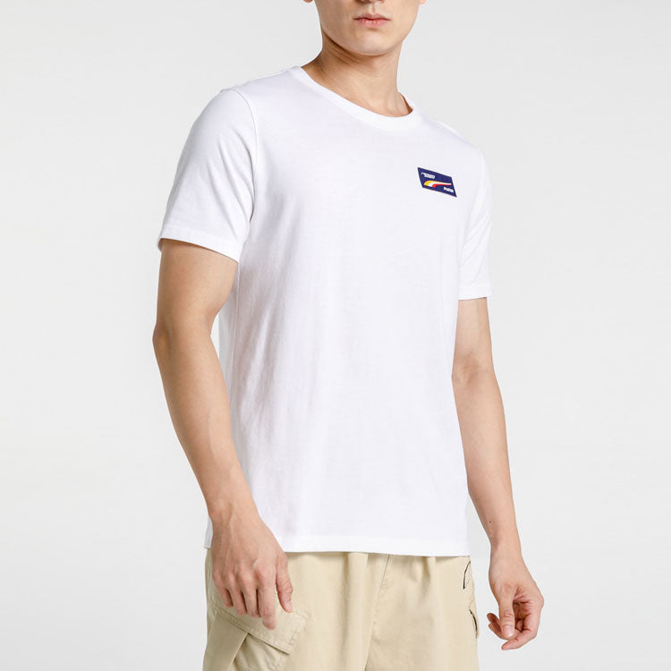 PUMA x Randomevent Tee 'White Black Yellow' 598068-02