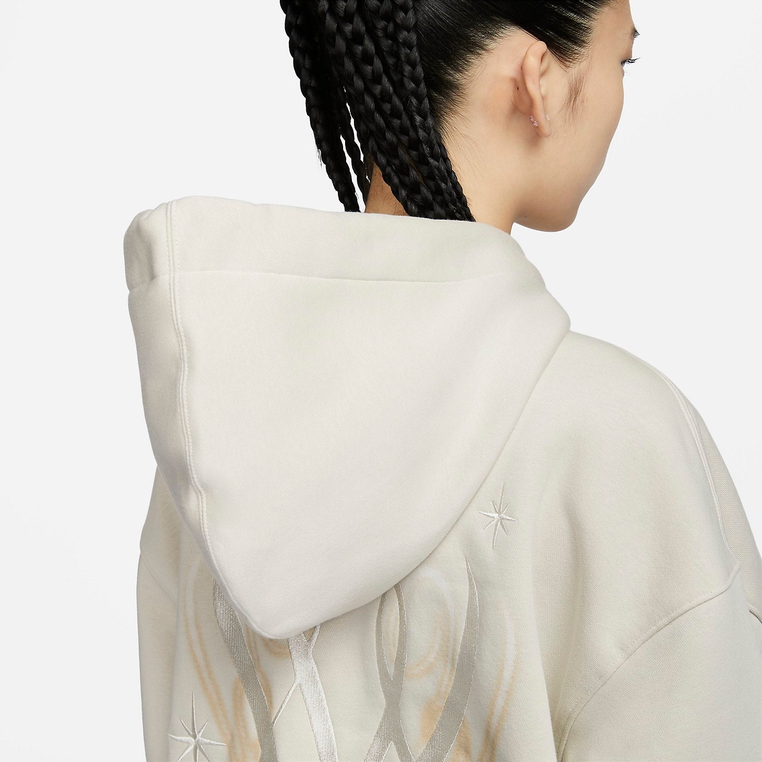 (WMNS) Nike Serena Williams Design Crew Fleece Pullover Hoodie 'Beige' FN1917-072