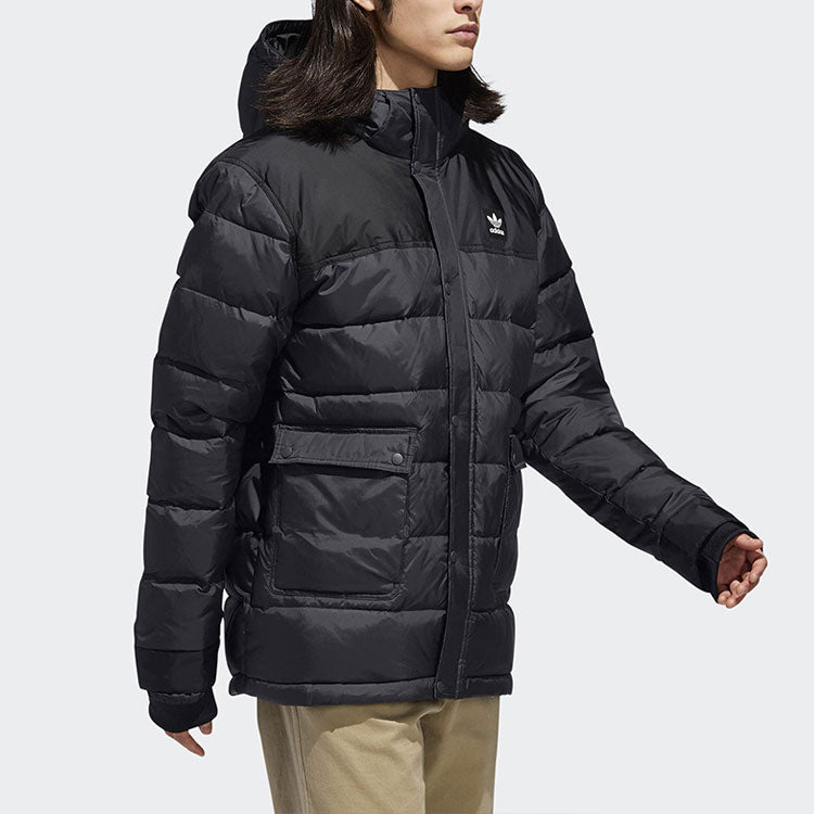 adidas originals Dunto Jckt Stay Warm hooded down Jacket Black DH3876