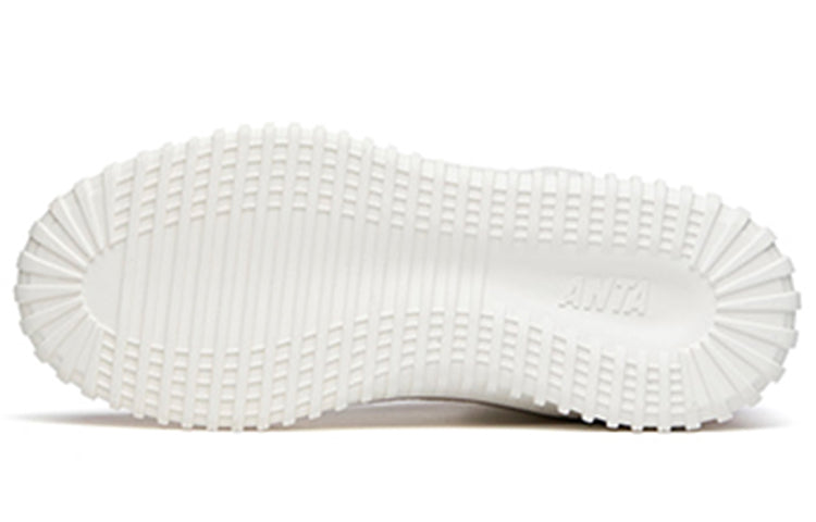 (WMNS) ANTA Life Series Sneakers High 'Grey White Purple' 122148903-2