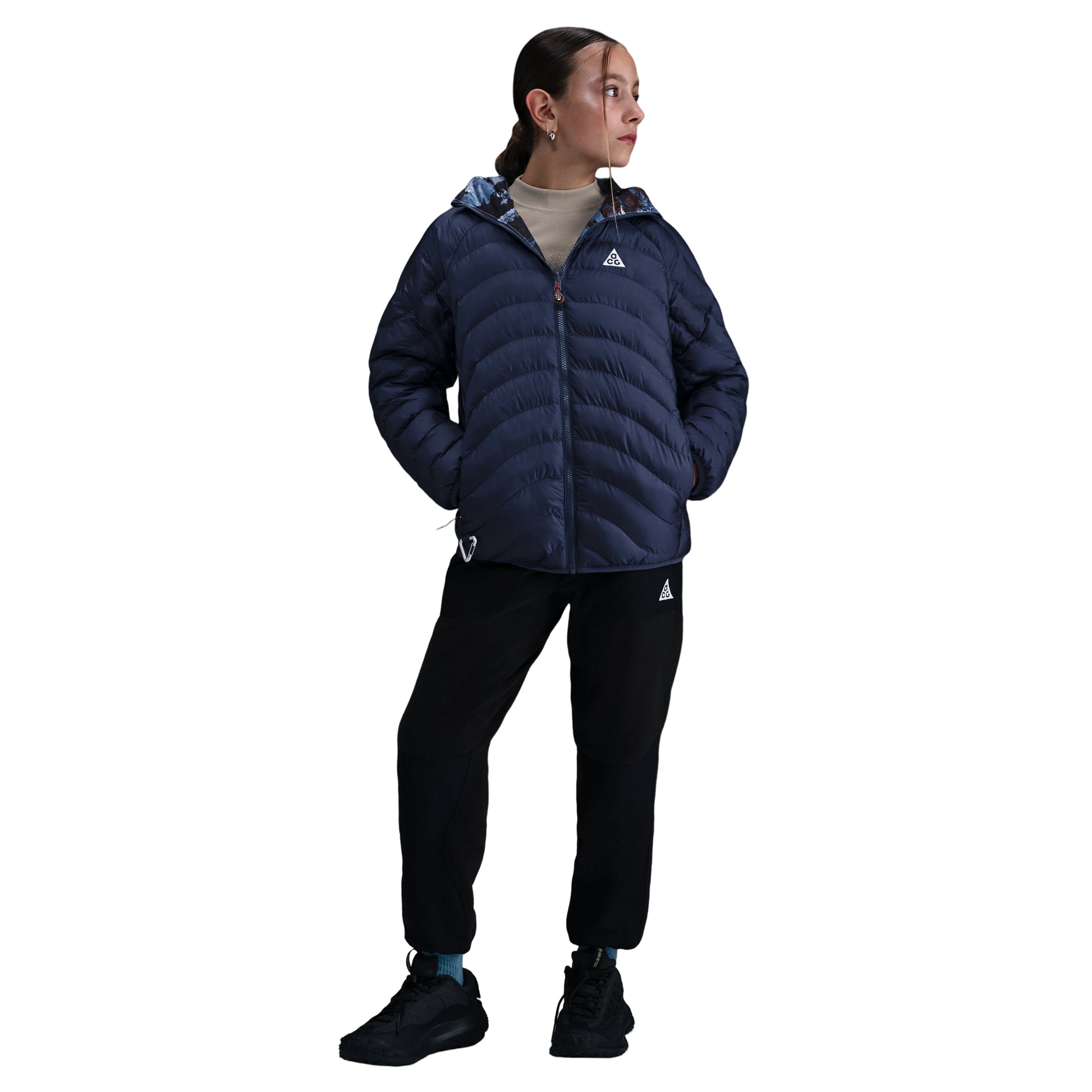 (GS) Nike ACG Lava Flow Therma-FIT ADV Jacket 'Thunder Blue Summit White' HQ9648-437