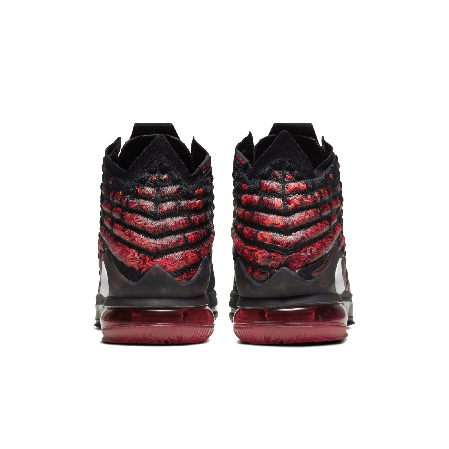 Nike LeBron 17 EP 'Infrared VI 'Black White University Red' BQ3178-006