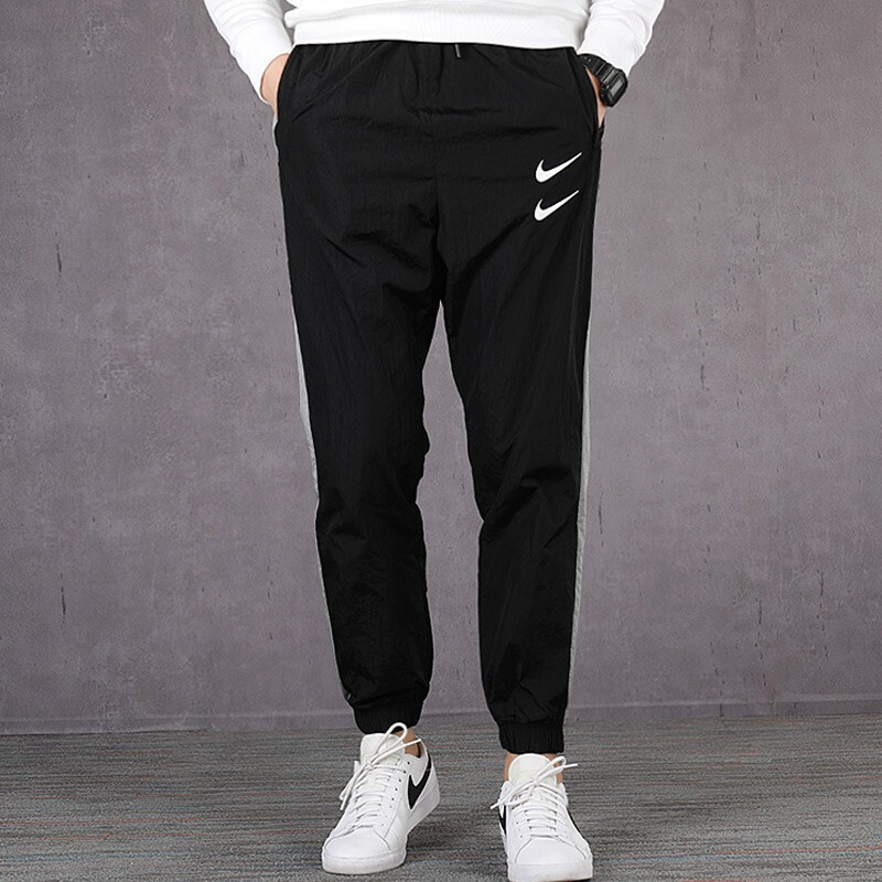 Nike Woven Bundle Feet Casual Sports Long Pants Black CJ4878-010