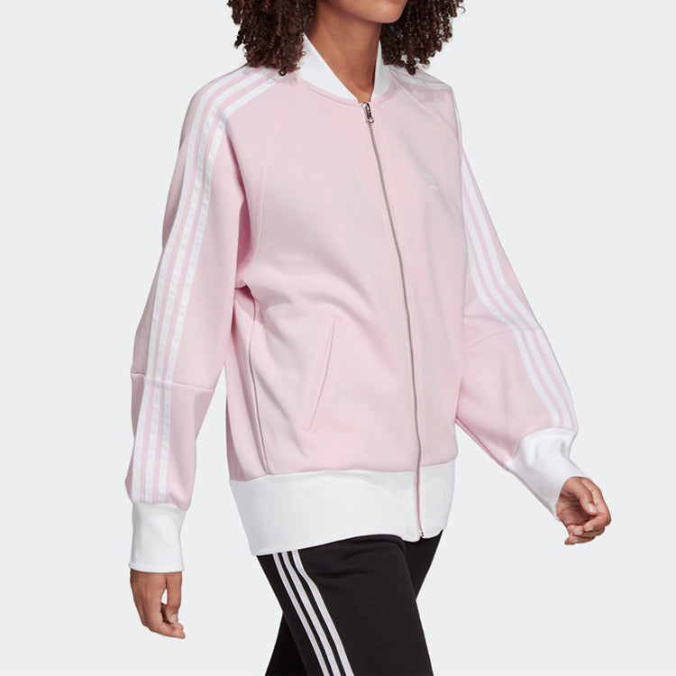 (WMNS) adidas originals Outlayer Printing Sports Jacket Pink DY0878