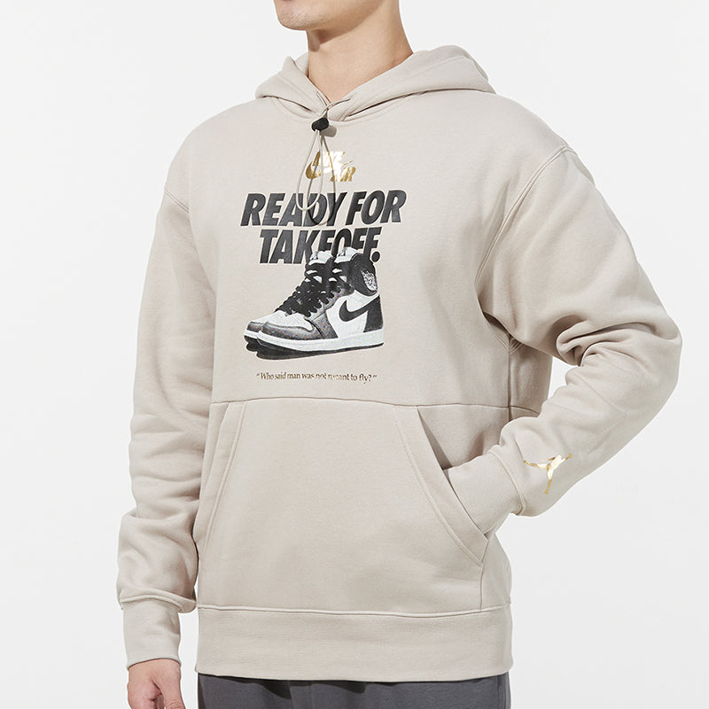 Men's Air Jordan Shoes Alphabet Printing Basketball Sports Fleece Lined Light Khaki DO9152-236