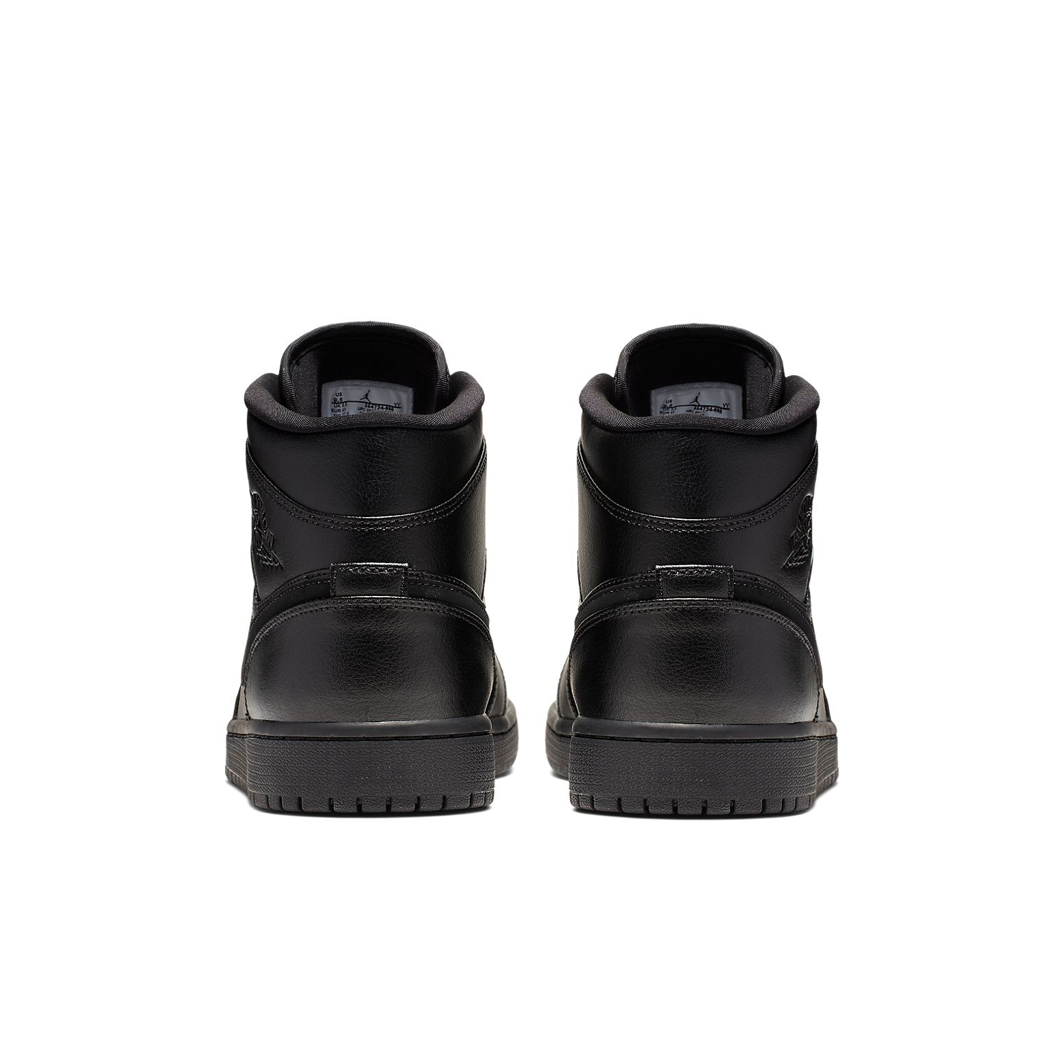 Air Jordan 1 Mid 'All Black' 554724-090