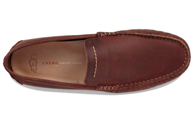 UGG Henrick Moccasin Shoes 'Brown Red' 1017317-RDCL