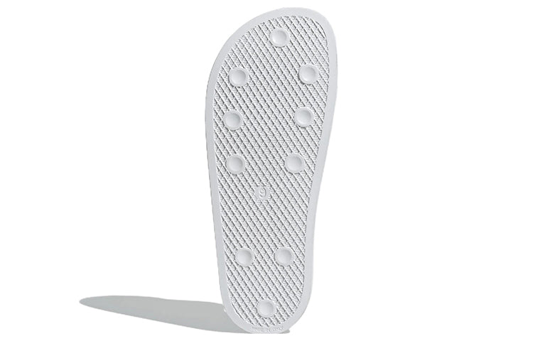adidas originals Adilette Cozy Wear-Resistant Black Unisex Slippers 'Black White Pink' GZ7196