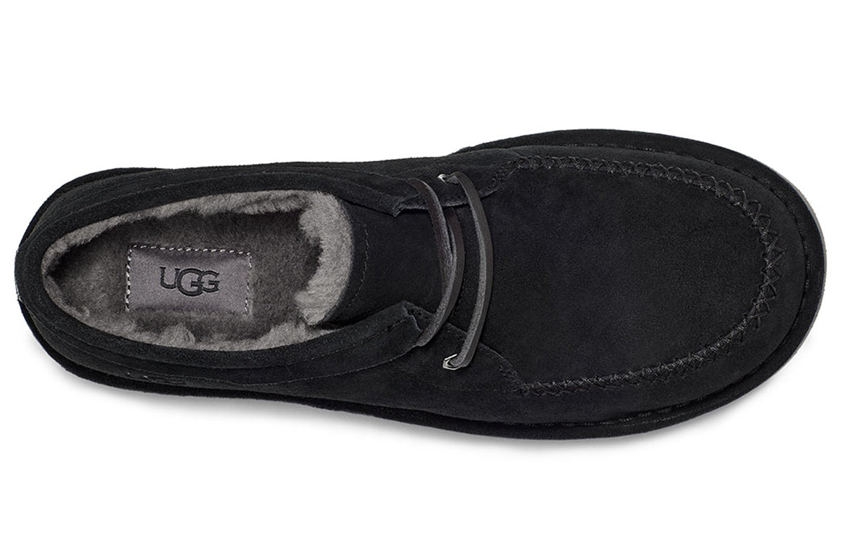 UGG Campout Lace Low Short Boots Black 1112411-BLK