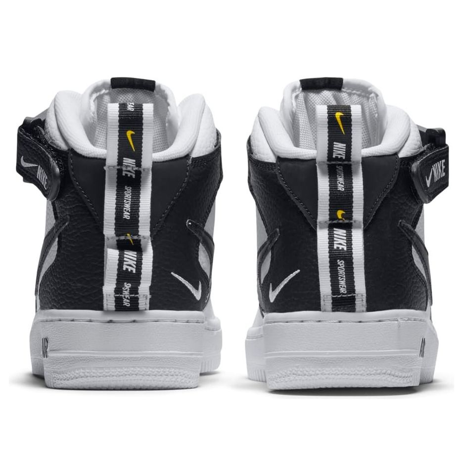 (GS) Nike Air Force 1 Mid LV8 'White Black' AV3803-100