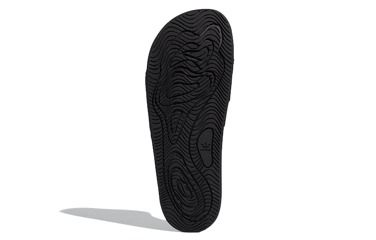 adidas x Pharrell Boost Slides 'Triple Black' FX8056