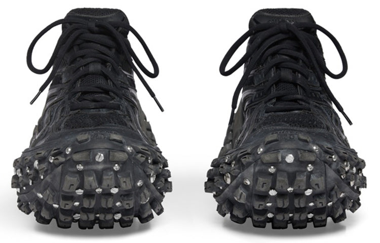 Balenciaga Bouncer Defender Screw Sneakers 'Worn Out Black' 685613W2RAD1081