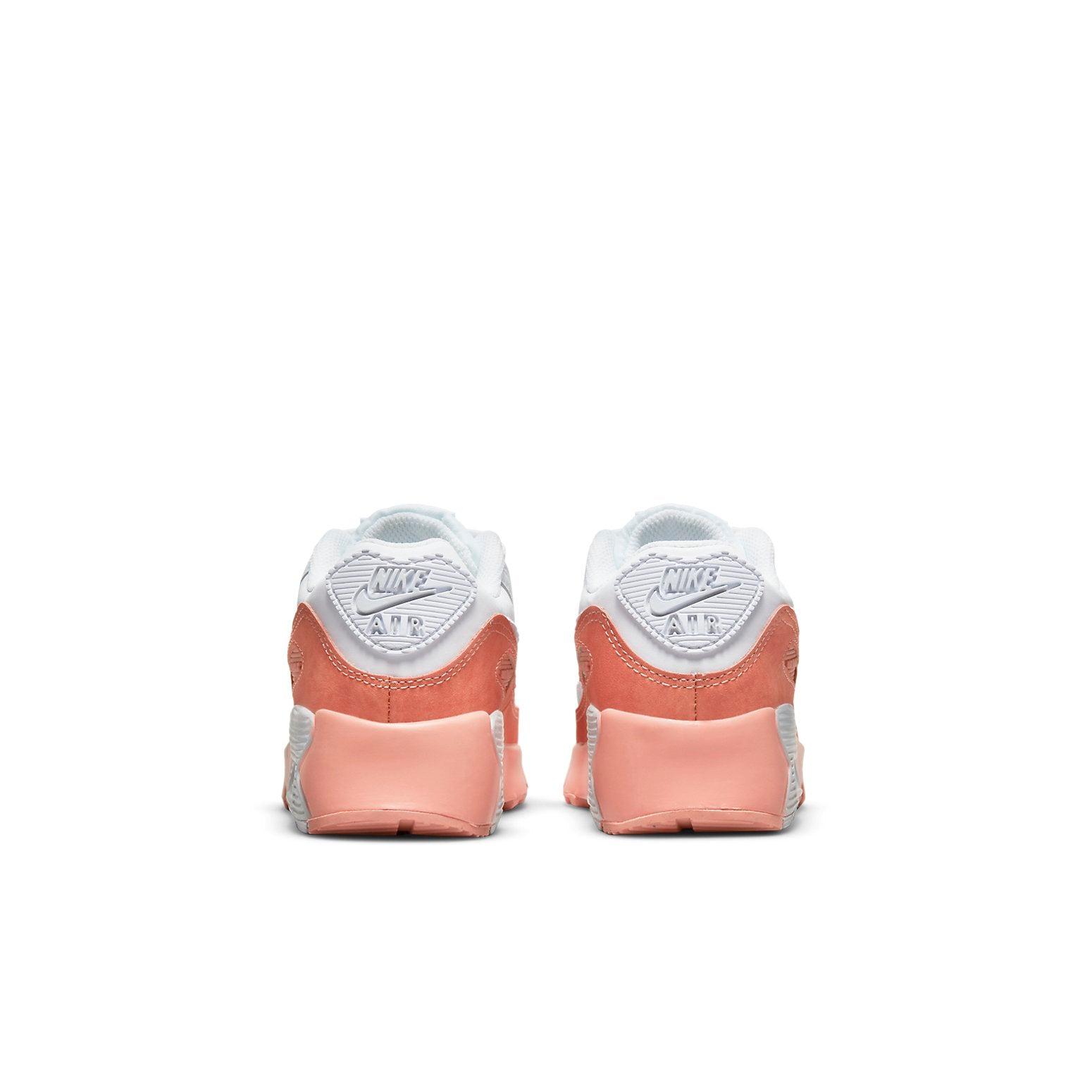 (PS) Nike Air Max 90 LTR Leather SE 'White Orange' DM0957-100