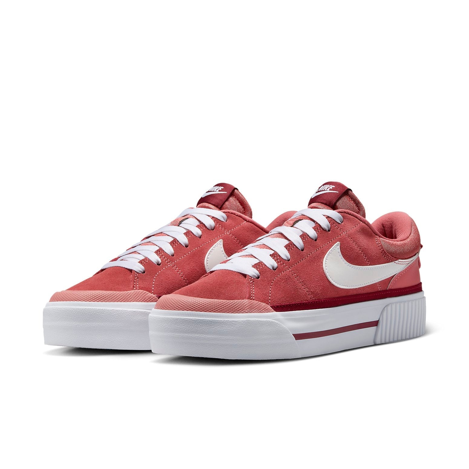 (WMNS) Nike Court Legacy Lift 'Red White' FJ1986-600