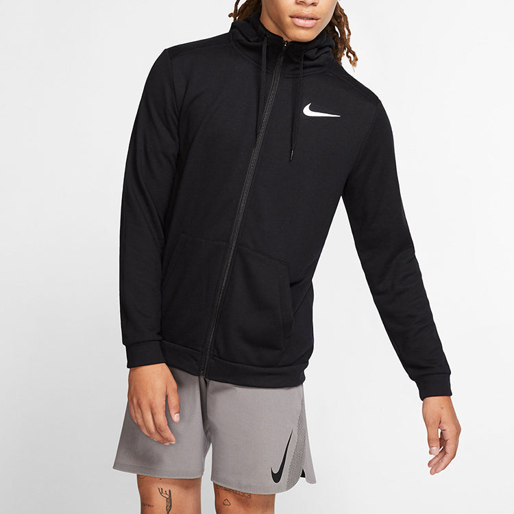 Men's Nike DRI-FIT Zipper Training Black CJ4318-010