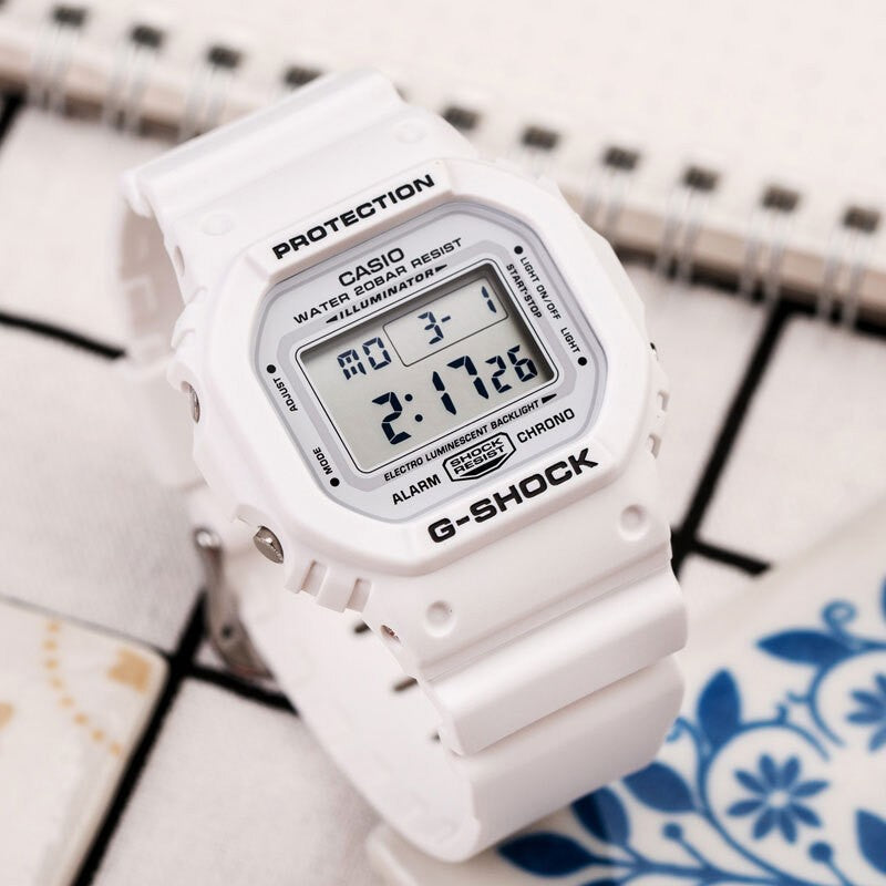CASIO G-Shock Square 'White' DW-5600MW-7