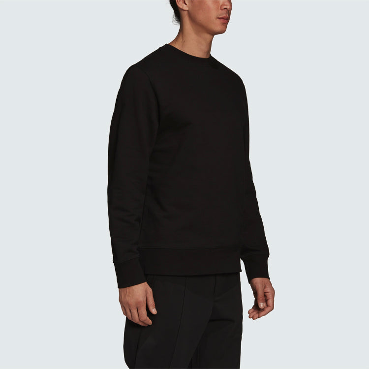 adidas Y-3 SS21 Black Warrior Embroidered Round Neck Sweatshirts 'Black' FS3398