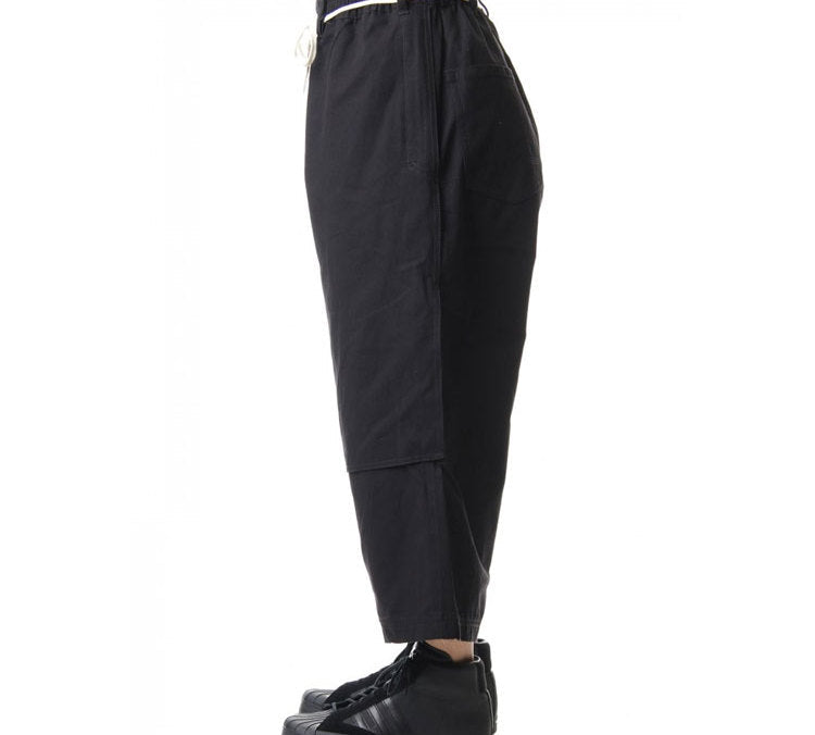 adidas Y-3 Canvas Workwear Cropped Pants 'Black' FP8678