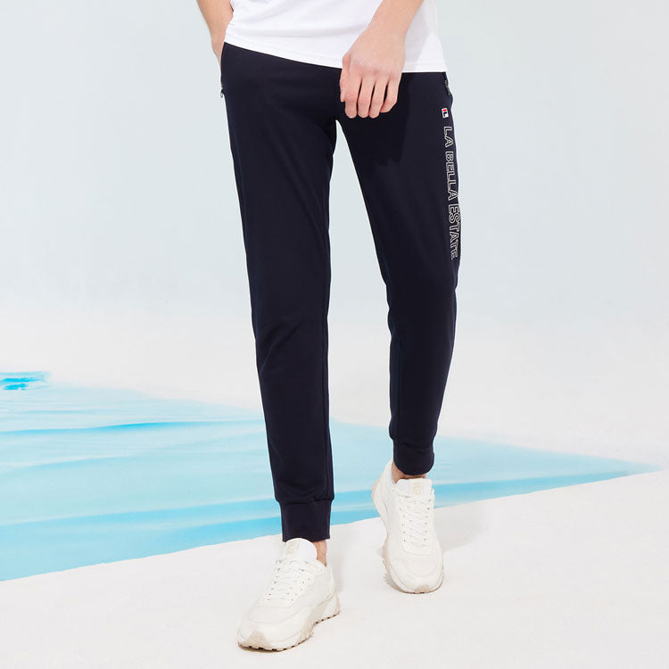 FILA Straight Casual Bundle Feet Sports Long Pants Blue F11M128605F-NV