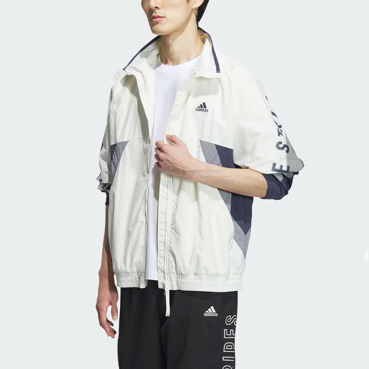 adidas Word Woven jacket Asia Sizing 'White Purple' IT4361