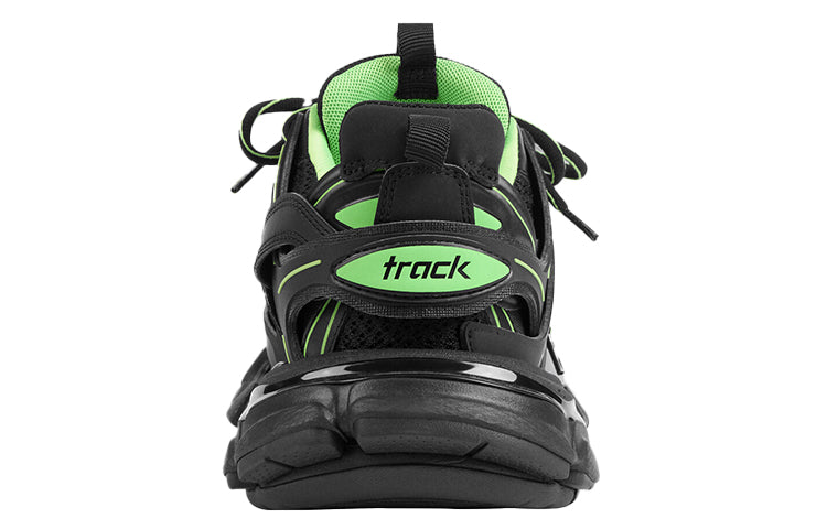 (WMNS) Balenciaga Track Sneakers 'Black Green' 542436W3AC21035