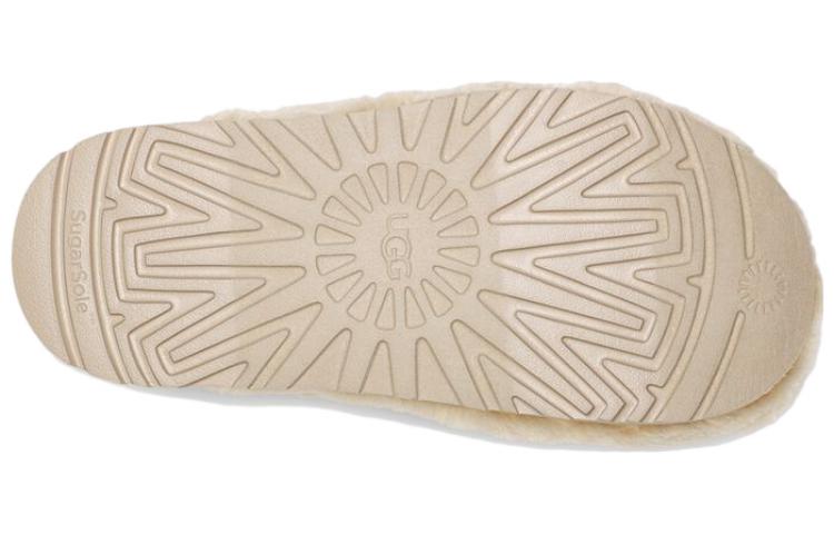 (WMNS) UGG Fuzz Sugar Slide 'Natural' 1135132-NAT