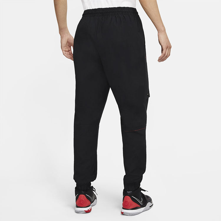 Men's Nike Lacing Cargo Bundle Feet Sports Pants/Trousers/Joggers Autumn Black CK6758-010